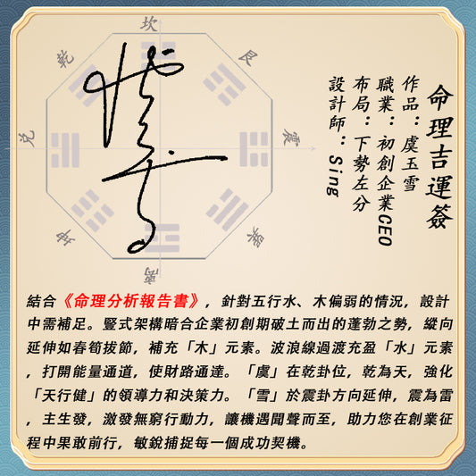 命理吉運簽設計 10款設計 中文簽名設計 原創手寫簽名設計 藝術簽名設計