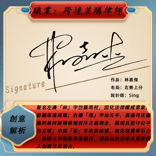 融合職業形象設計 8款設計 中文簽名設計 原創手寫簽名設計 藝術簽名設計